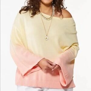 Cato | Plus Size Dip Dye Sweater Size 18/20 Beach Spring